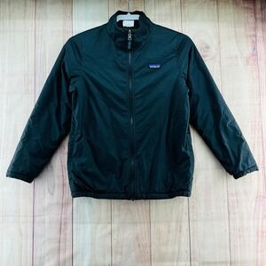 Patagonia‎ Kids Reversible Fleece Lined Everyday Jacket Black Size XL 14